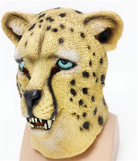 Leopard Overhead Rubber Animal Mask