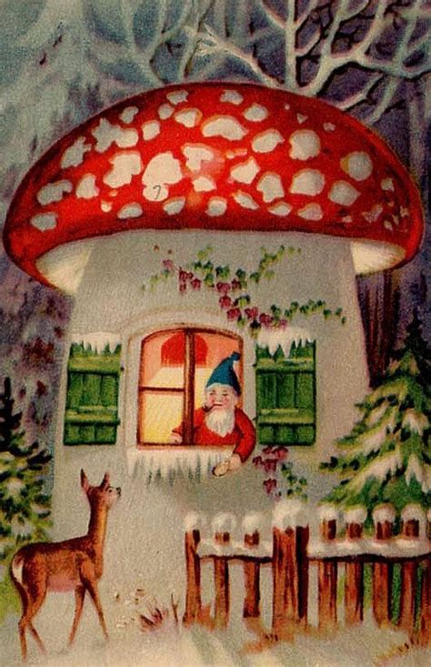 Sparkle 166 Vintage Holiday Cards Pumpernickel Pixie Christmas