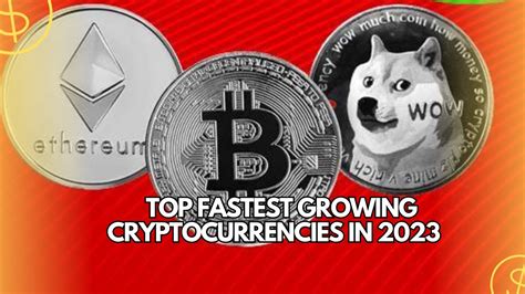 Top Fastest Growing Cryptocurrencies In 2023 Youtube