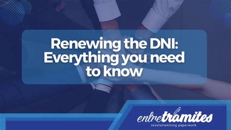 Renew the DNI: Complete Guide | Entre Trámites