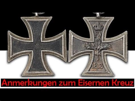 Anmerkungen Zum Eisernen Kreuz Notes On The German Iron Cross