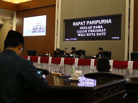 DPRD Kota Batu Umumkan 3 Nama Usulan Calon Pj Wali Kota Batu PPID