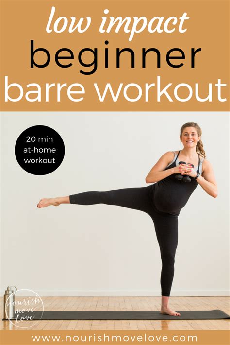 Low Impact Beginner Barre Workout Nourish Move Love Zawsa