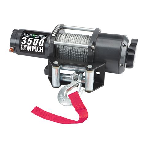 3500 Lbs ATV Utility Electric Winch With Automatic Load Holding Brake