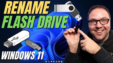 How To Rename A Usb Flash Drive In Windows Youtube