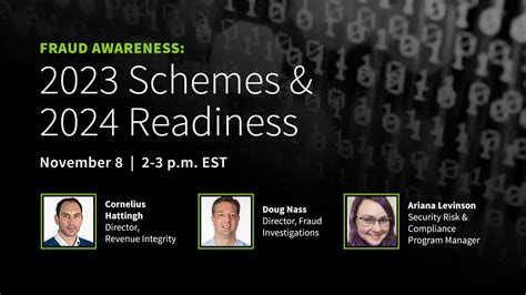 Fraud Awareness Webinar 2023 Schemes And 2024 Readiness