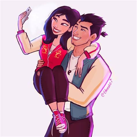 mulan x shang fan art - wallpaperforiphonedragon