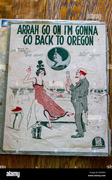 Antique Sheet Music From The Early Twentieth Century Stock Photo Alamy