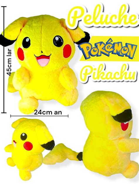 PELUCHE GRANDE POKEMON PIKACHU 45 CM ART MP KA1 CM1970 Peluches Market