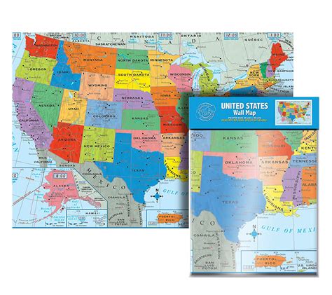 Buy Ultimate Jumbo United States Wall | US – USA 50 States 40" x 28 ...