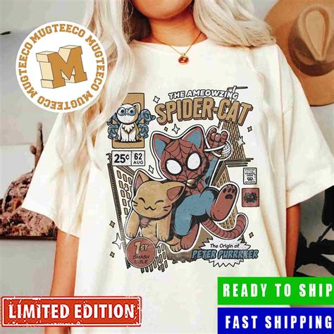 Spiderman Across the Spider-Verse The Ameowzing Spider Cat Unisex T