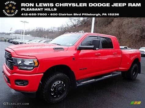 2021 Flame Red Ram 3500 Big Horn Mega Cab 4x4 145471635