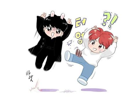 Pin By Jeon Kookie On Jhope Bts Chibi Bts Fanart Fan Art