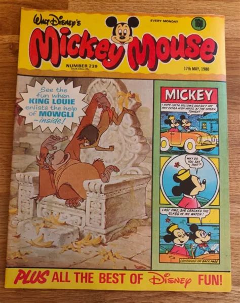 Comic Uk Bronze Age Walt Disney S Mickey Mouse No Th May