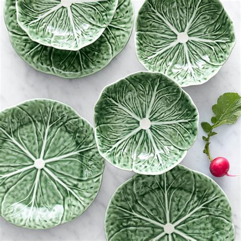 Bordallo Pinheiro Cabbage 12 Piece Dinnerware Set Williams Sonoma