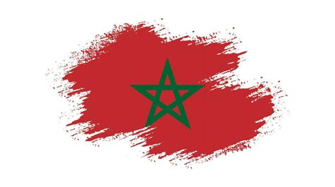 New Grunge Texture Morocco Flag Vector 16542757 Vector Art At Vecteezy