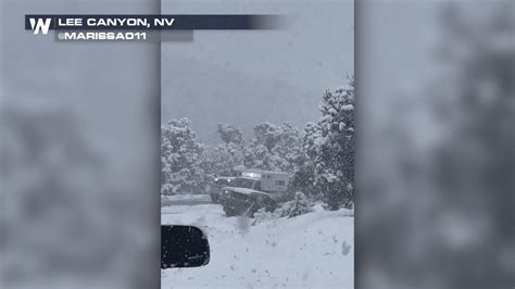 Avalanche in Lee Canyon: Those Reported Missing Are Safe - WeatherNation