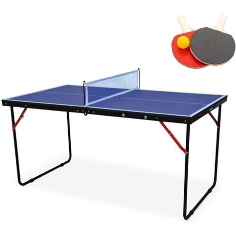 Portable Folding Small Outdoor Ping Pong Table– Zincera