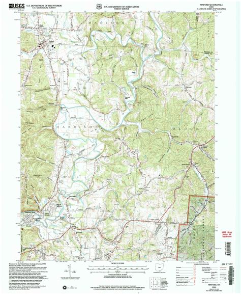 Classic USGS Minford Ohio 7.5'x7.5' Topo Map – MyTopo Map Store