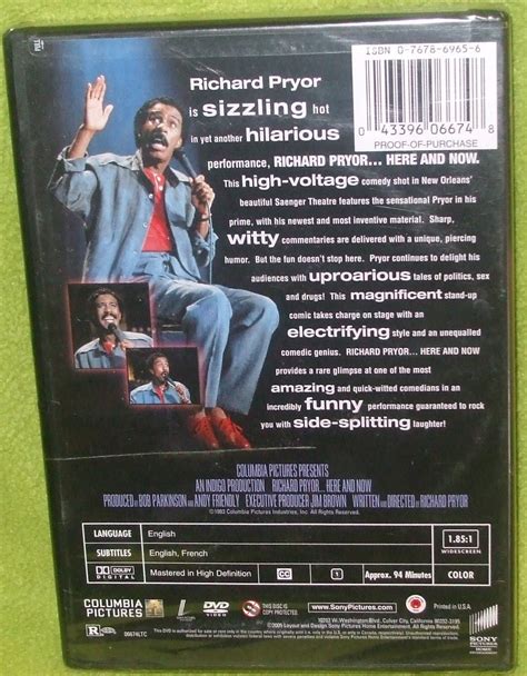 Richard Pryor Here and Now DVD – DiceLadys Deals