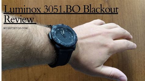 Luminox 3051bo Blackout Evo Navy Seal Military Watch Review Youtube