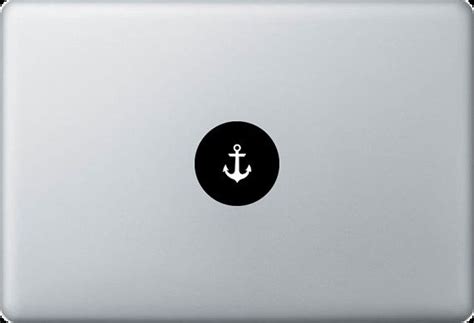 Anchor Mac Apple Logo Cover Laptop Vinyl Decal Sticker MacBook Unique