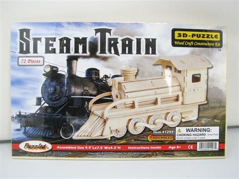 Steam Train 3D Wood Puzzle