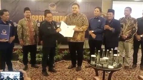 3 Alasan Nasdem Sragen Jateng Berikan Rekomendasi Ke Untung Wibowo