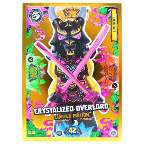 Lego Ninjago Karten Trading Cards Serie Crystalized Gold