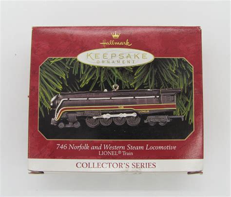 Hallmark Keepsake Ornament 746 Norfolk And Western Steam Locomotive Lionel 1999 Ebay