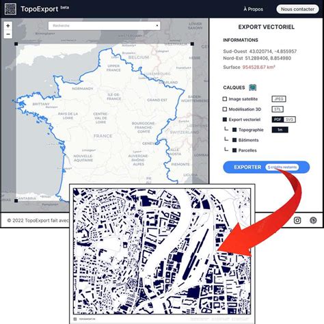 TopoExport Cadastre Parcelle Data Gouv Fr