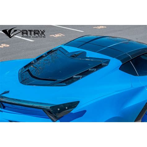 Moldura Toma Aire Louver Carbono Chevrolet Corvette C