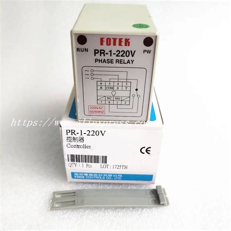 PR 1 220V PR 1 380V FOTEK Phase Sequence Relay Controller 100 Original