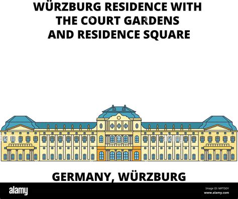 Würzburg residence palace Stock Vector Images Alamy