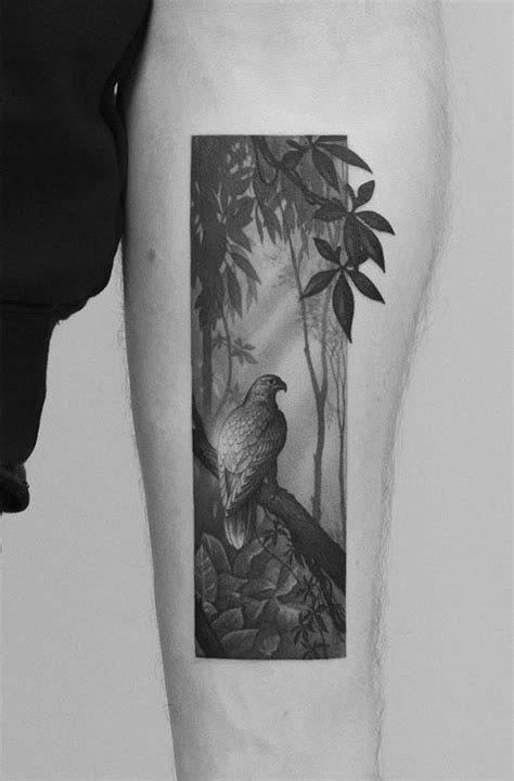 Pawe Indulski Jungle Tattoo Raven Tattoo Black And Grey Tattoos