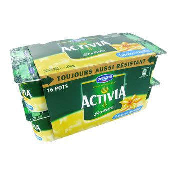 Activia Yaourt Bifidus Saveur Vanille 16 X 125g Tous Les Produits