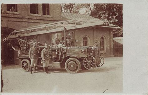 Fotokarte Wien ll Feuerwehr Prater um 1910 Wiener Werkstätte