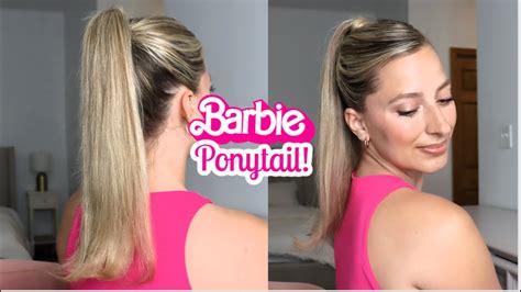 Easy Barbie Inspired High Ponytail Tutorial Short Medium And Long