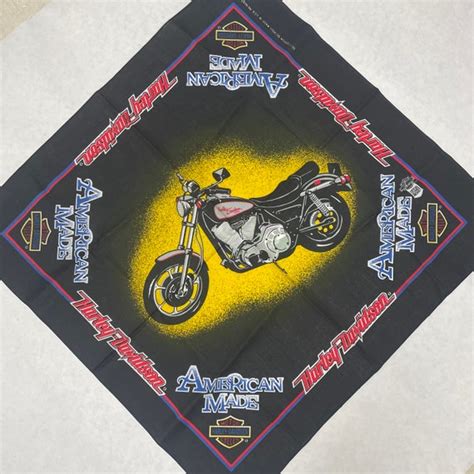 Harley Davidson Vintage Bandana Armed And Ready Gem