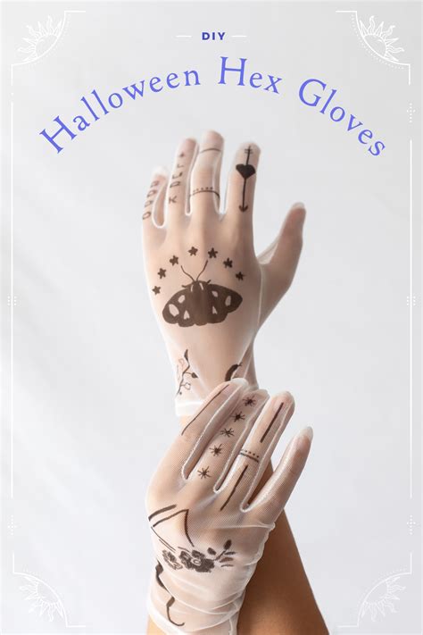 DIY Halloween Hex Gloves | ctrl + curate