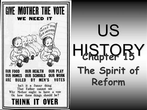 Chapter 15 the spirit of reform | PPTX
