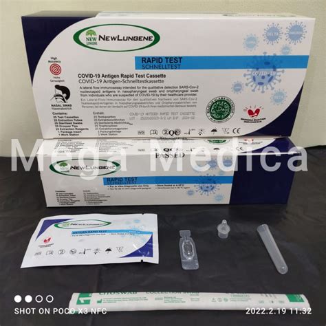 Jual Alat Swab Antigen Hidung New Lungene Original Shopee Indonesia