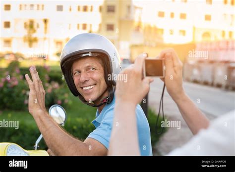 Mature Man Smiling At Camera Stock Photo Alamy