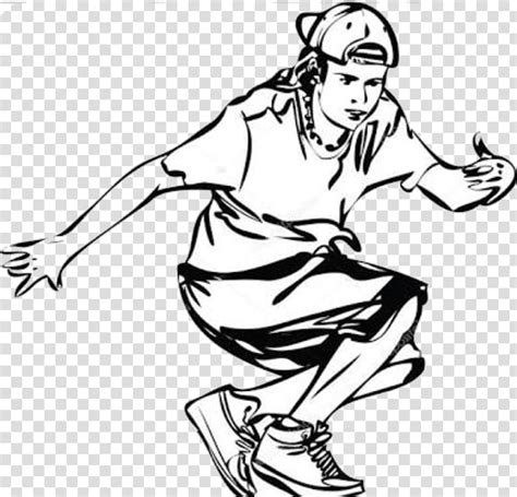 Book Drawing Breakdancing Dance Bboy Hip Hop Music Freeze Line