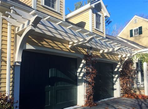 Marston Trellis Over Garage Doors Walpole Outdoors