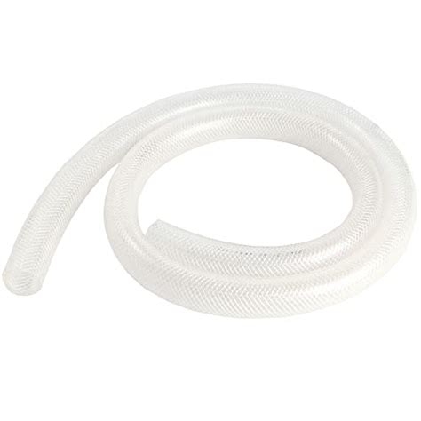 Snapklik 1 ID 1 19 64 OD 5 Ft Clear Braided Hose Plastic Vinyl