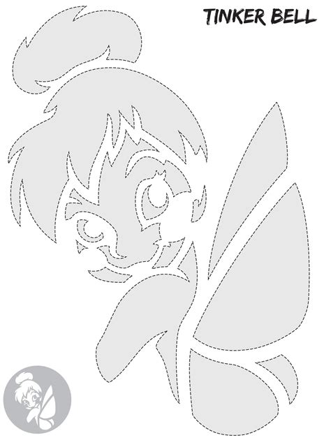 Tinkerbell Pumpkin Carving Templates Free Printable Templates