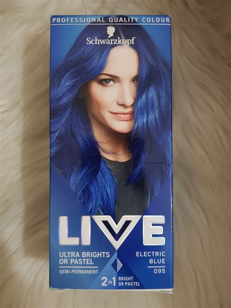 Schwarzkopf Live Ultra Brights 095 Electric Blue Hair Dye Cut Price Bd