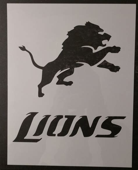 Detroit Lions - Custom Stencil – My Custom Stencils