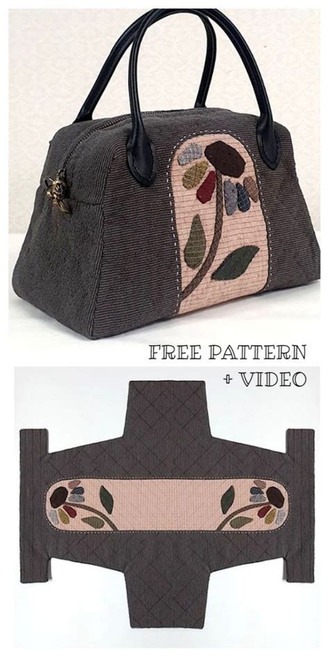 Diy One Piece Fabric Quilt Bag Free Sewing Pattern Video Artofit